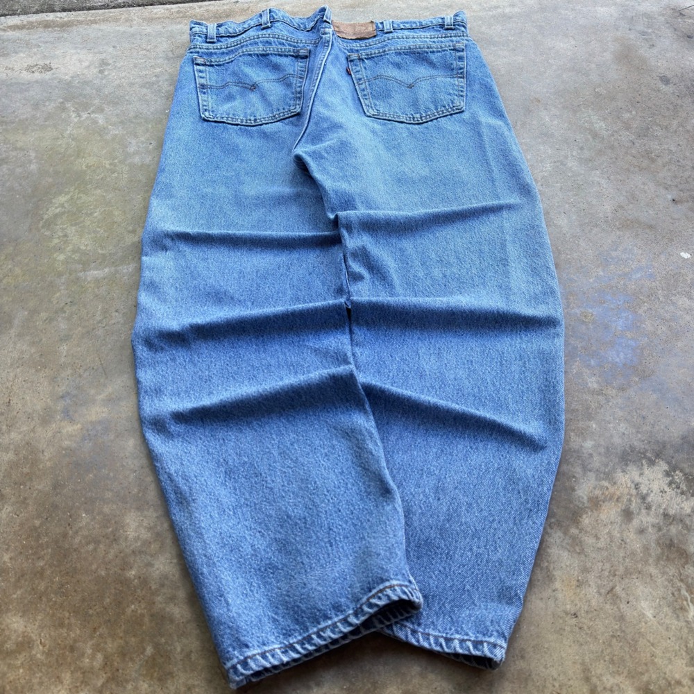 Vintage RARE 80s Levis 505XX 40x32 Red Tab USA Made Straight Leg 80s h3